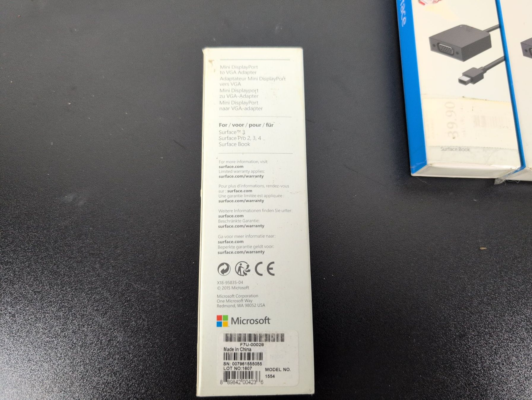 Unità & Adattatore: Microsoft Surface Mini DisplayPort zu VGA Adapter Neu – Nuovo e nell'imballaggio originale da Zürich venduto da ErnstMax67 1