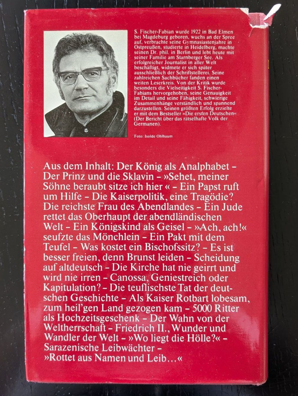 Bücher: Die Deutschen Cäsaren - S. Fischer-Fabian – Gebraucht aus Thalwil von sultan03 1