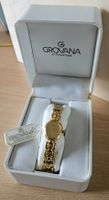 Grovana Uhr Edelstahl Saphirglas vintage Armbanduhr Swiss
