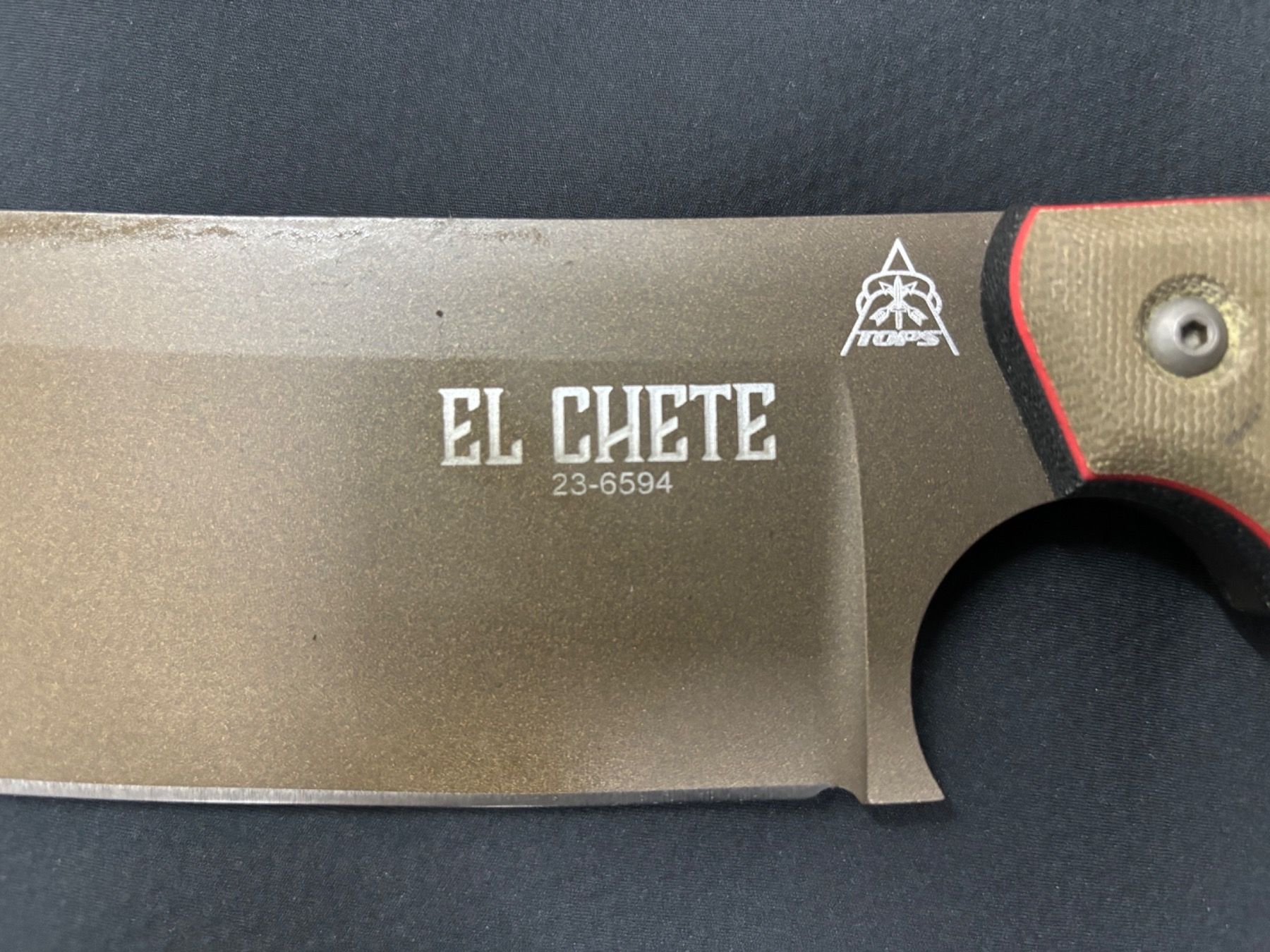 Accessori: Tops Knives El Chete – Nuovo (secondo la descrizione) da Holderbank SO venduto da FAENTILATHOR 1