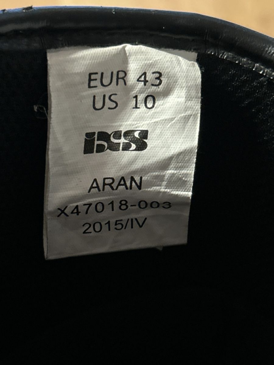 IXS Herrenschuhe: IXS Motorradstiefel, Grösse 43, Schwarz – Gebraucht aus Weiningen TG von Mis_s7yy 7