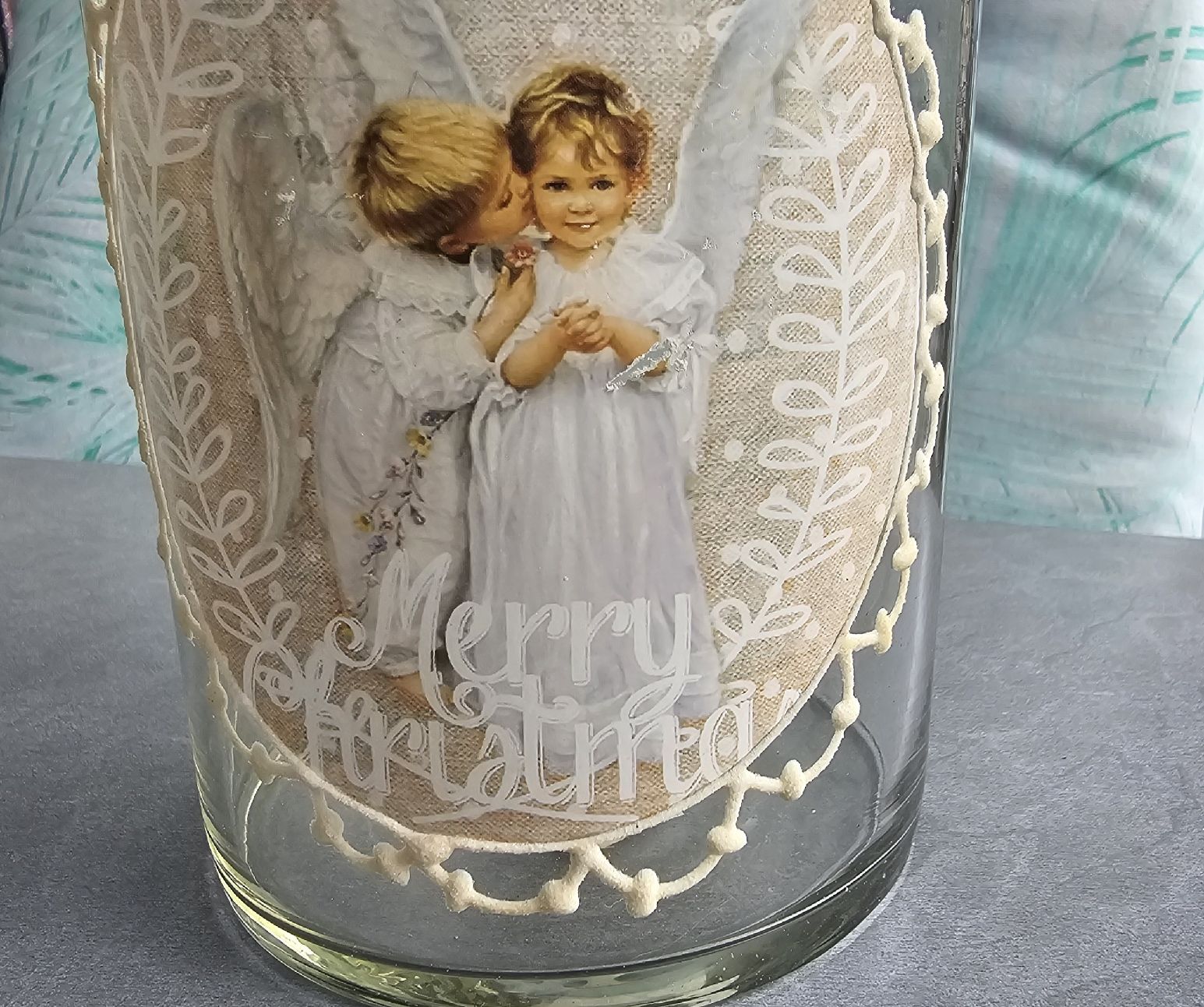 Toutes les décorations: Glasflasche mit Engel Motiv – D'occasion à Grosshöchstetten par Chaotik-Reptil 1