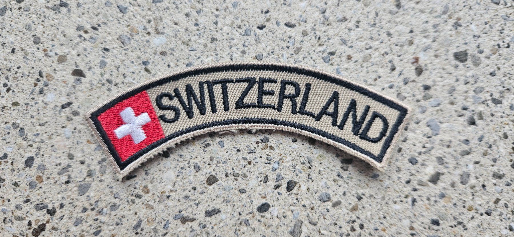 Schweizer Armee Placchette & Badge: *** Bogen Switzerland *** – Nuovo e nell'imballaggio originale da Riedholz venduto da fr_sIruP