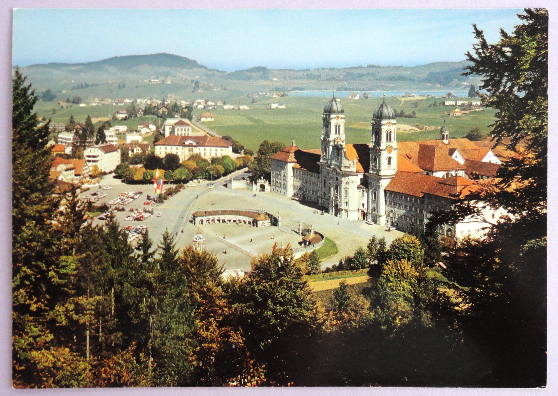 Ansichtskarten: Einsiedeln, Kloster – Gebraucht aus Fétigny von Billy2miny