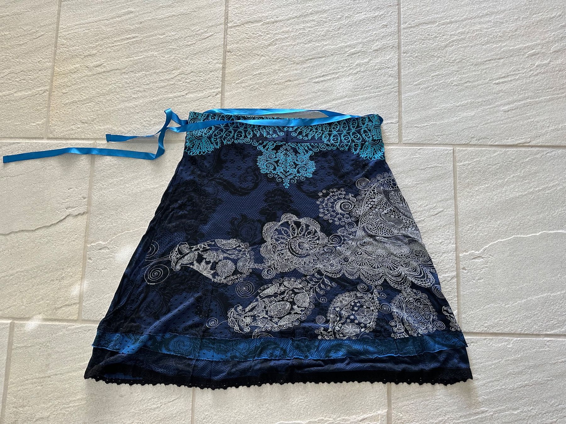 Desigual Röcke: Rock Desigual blau – Gebraucht aus Pfäffikon ZH von bingo74