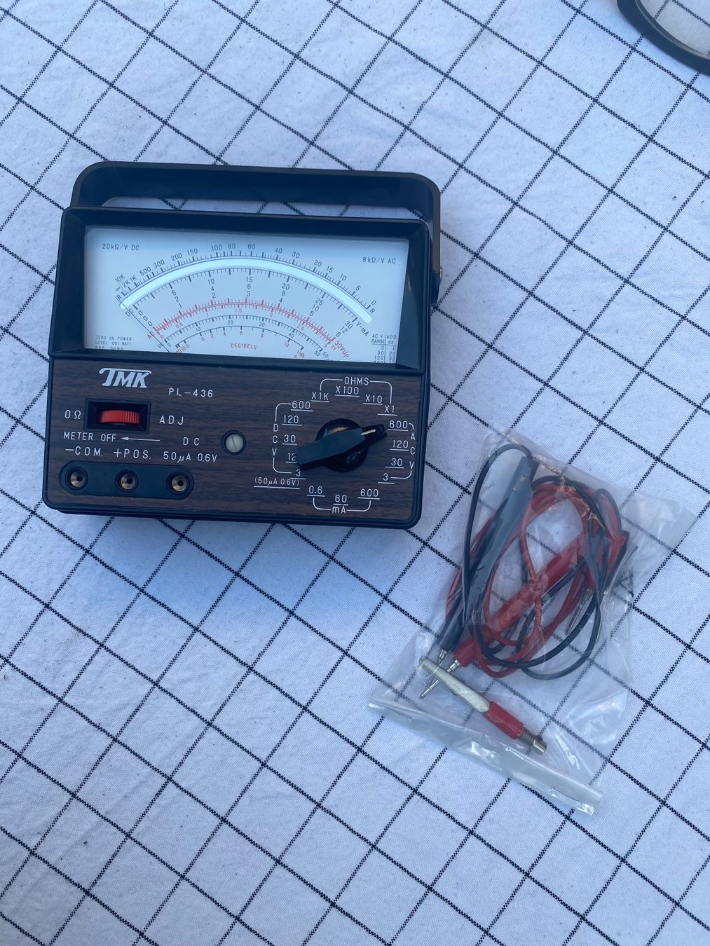 Misurare: Antiker Multimeter TMK PL-436 Analog Japan – Usato da Solothurn venduto da BORGHAGEN 2