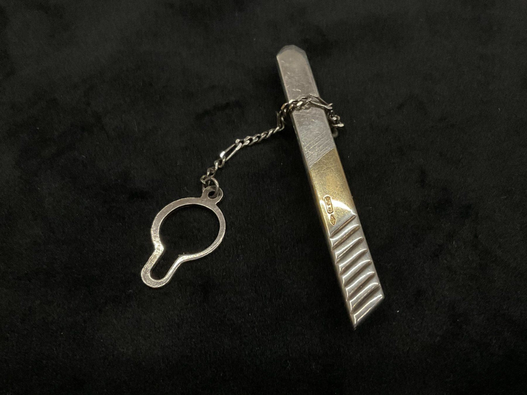 Cravatte: Krawattennadel Silber 925 Gold 750 – Usato da Bettwiesen venduto da wicking27