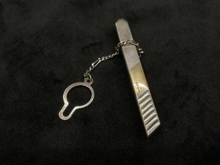 Krawattennadel Silber 925 Gold 750
