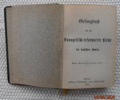 Altes "GESANGBUCH DER EVANG.-REF. KIRCHE" neue Ausgabe 1907