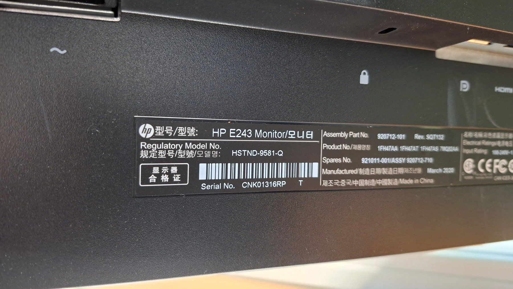 Monitor: 2 Monitore HP E243 – Usato da Fällanden venduto da talpaterra 2