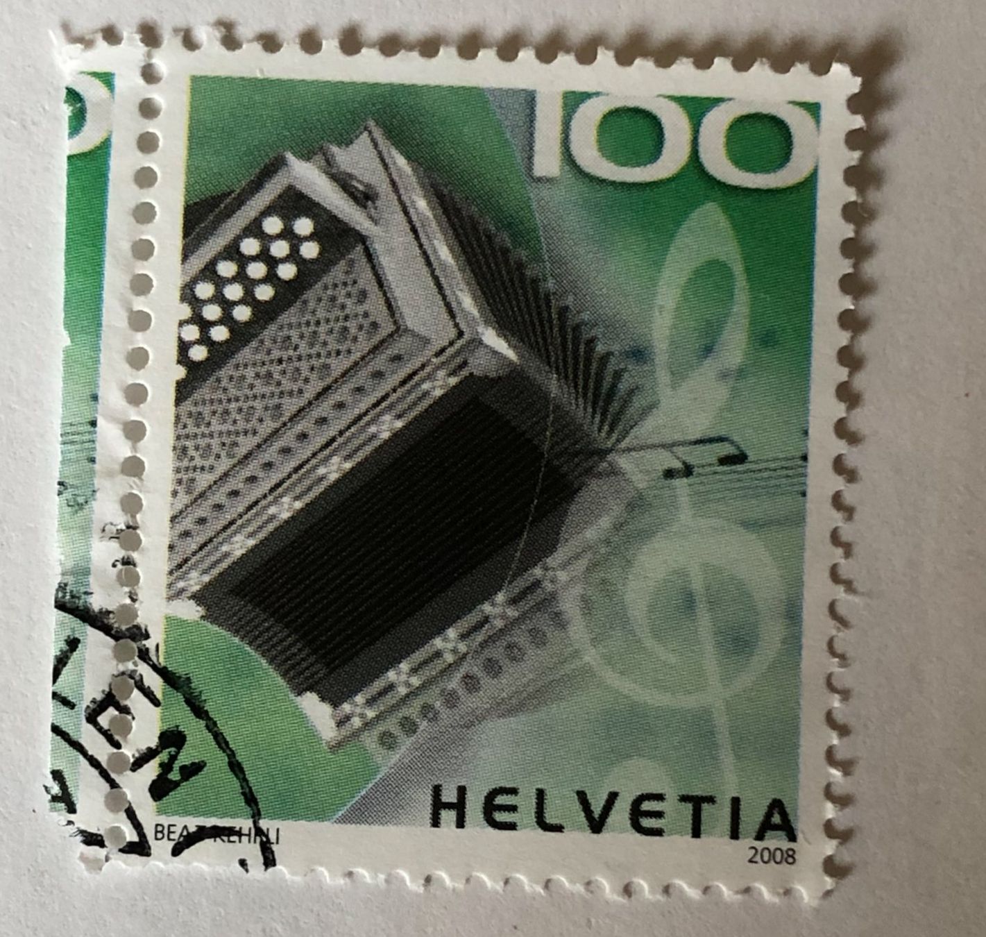 Tutti i francobolli: Nr.1268 Volksmusik GESTEMPELT 2008    – Usato da Aarau venduto da Billa007
