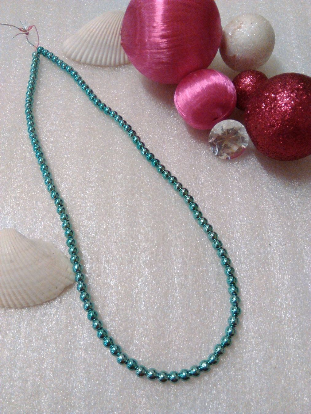 Ketten: ECHT HÄMETIT STRAND KETTE;HELLBLAU – Neu (gemäss Beschreibung) aus Basel von bijoutrie_4 4