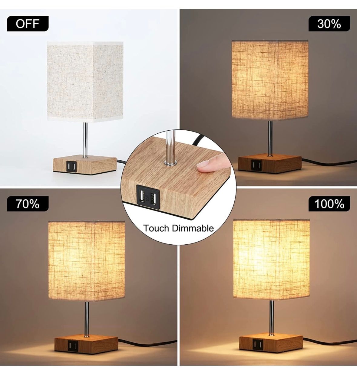 Lampade: 2X Tischleuchten Touch – Nuovo e nell'imballaggio originale da Nuglar venduto da SaleRitter 1