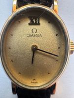 Vintage OMEGA Uhr,massivem14K Goldgehäuse&signierterSchliese