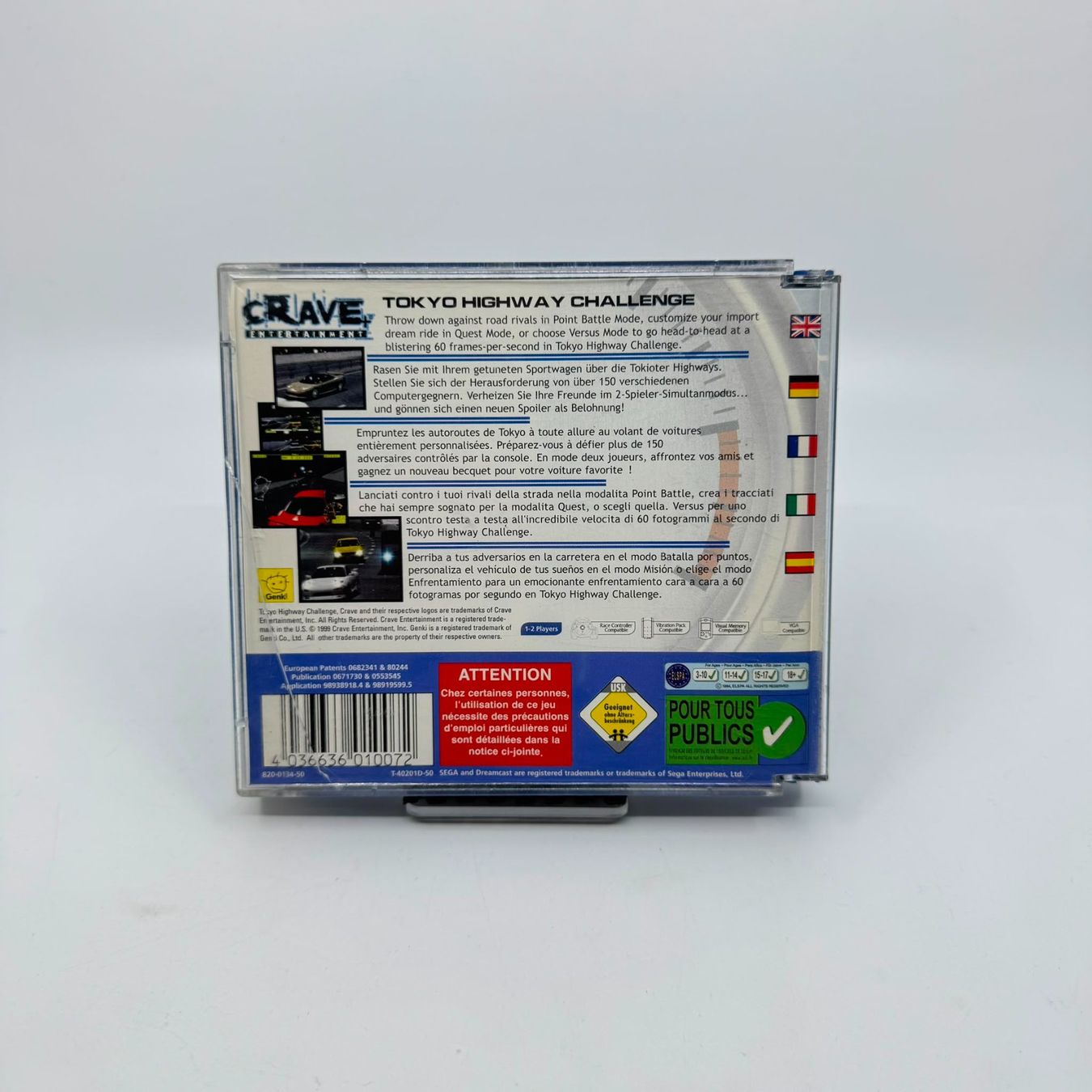 Sega Jeux: Tokyo Highway Challenge (Dreamcast) – D'occasion à Herisau par Seyashop1 2
