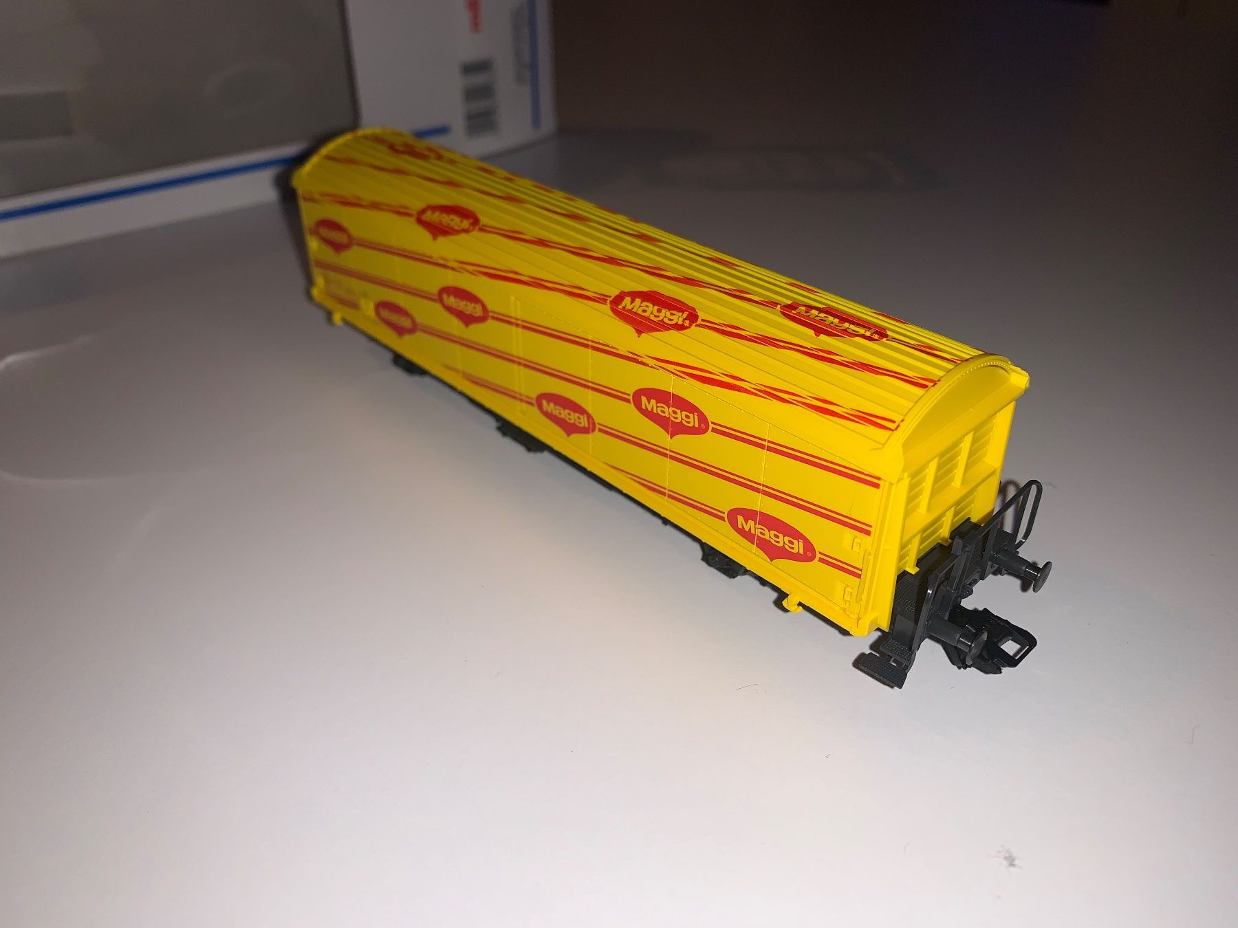 Märklin Modellini di ferrovie: 4 Stk. Märklin Maggie Güterwagen der SBB CFF FFS – Usato da Luzern venduto da FRT93 4
