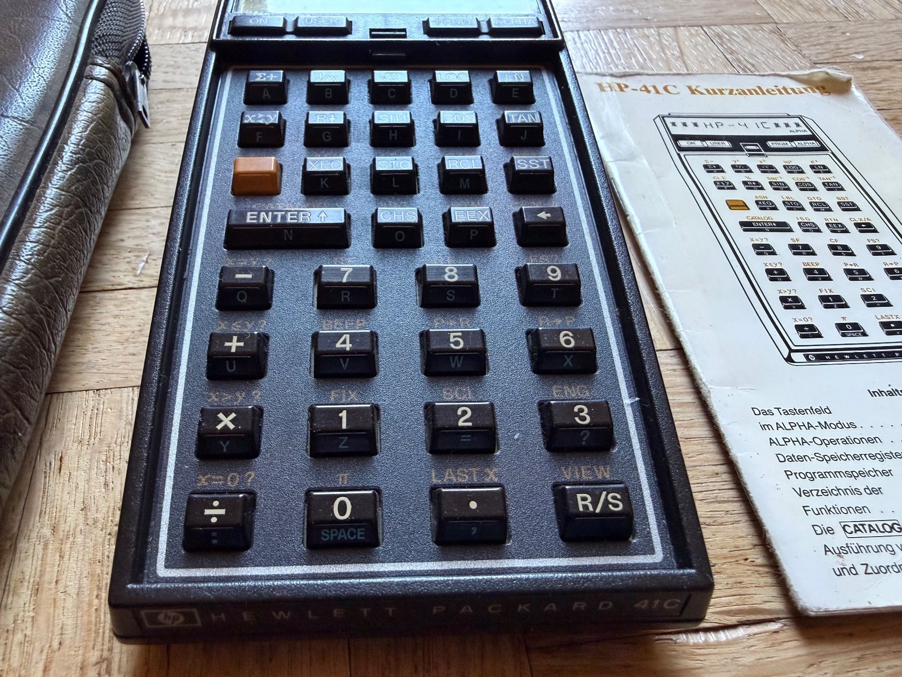 Hewlett Packard Taschenrechner: HP-41C Rechner mit X-Functions und Etui – Gebraucht aus Adliswil von synchrot 4