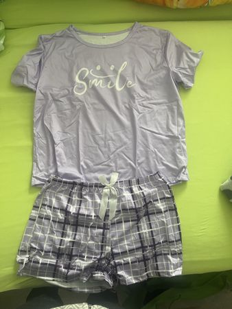 Pjama kurz lila