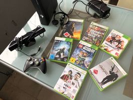 Xbox 360 Bündle mit Vielen Zubehör