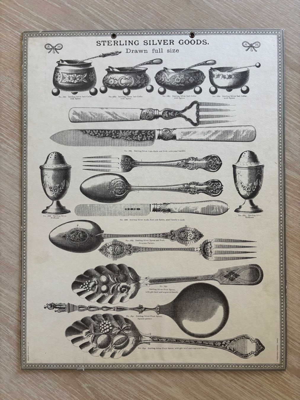 Posters & Illustrations: Vintage Print Sterling Silver – D'occasion à Lugano par ZEERO_IRIS