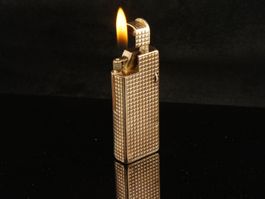 DUNHILL Aldunil Feuerzeug massiv Sterlingsilber 80 Gramm