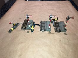 Märklin Flügelsignale mit Mittelleitergleis, 3 Stk.