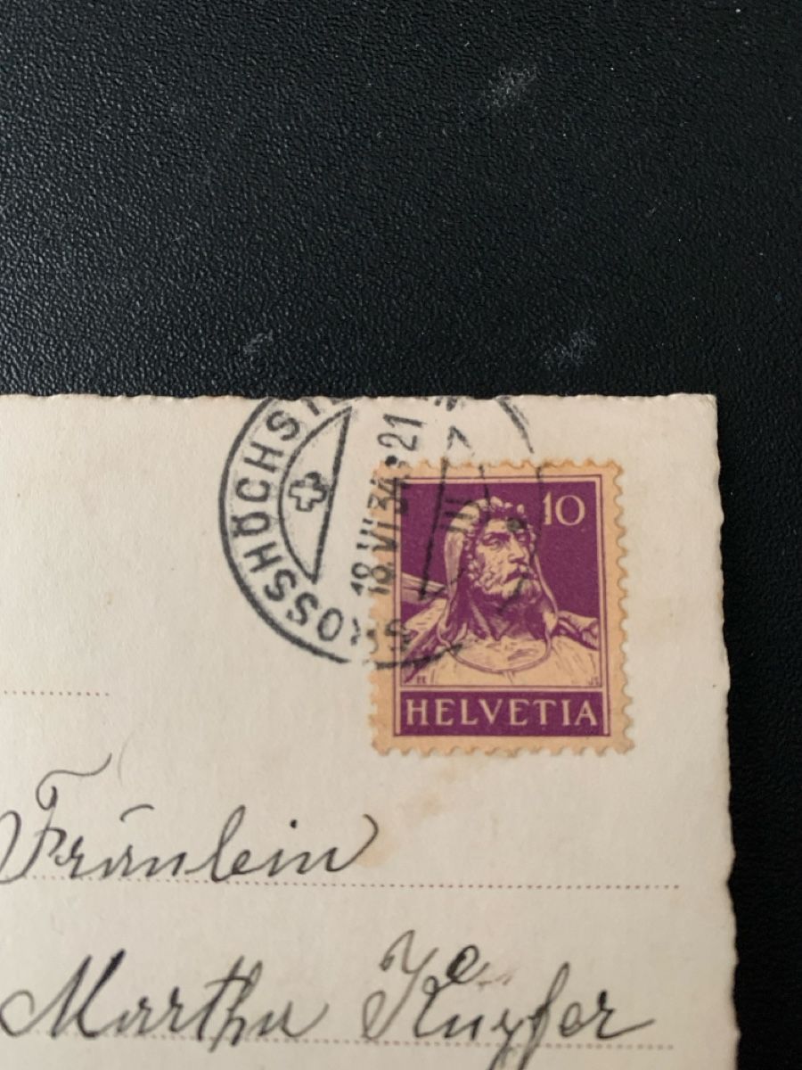 Ansichtskarten: Postkarte – Gebraucht aus Niederhünigen von Hoechi 1
