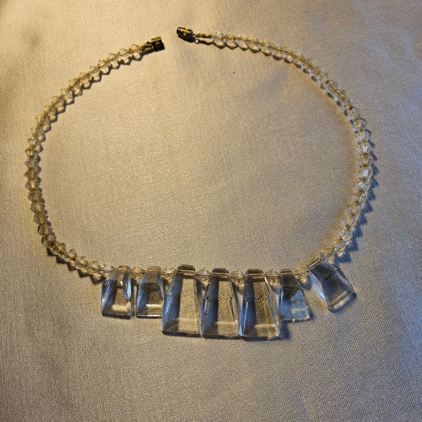 Catenine: Antike Art Déco Glas Kette ca 1920-30 – Usato da Zürich venduto da sanwit 9