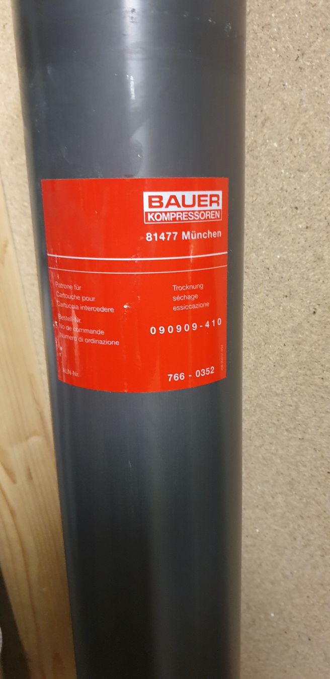 Ventilazione: Bauer Endfilter 400Bar – Usato da Mülligen venduto da Hurum 1