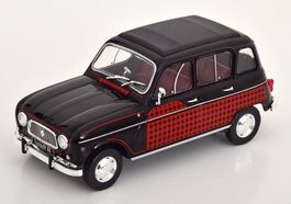 Renault 4 L Parisienne 1963 schwarz / rot  1:24 von WhiteBox