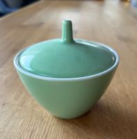 Rössler Geschirr Zuckerdose grün