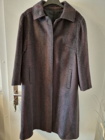 Atelier Goldner Wintermantel aus Merino/Alpaca Gr.46