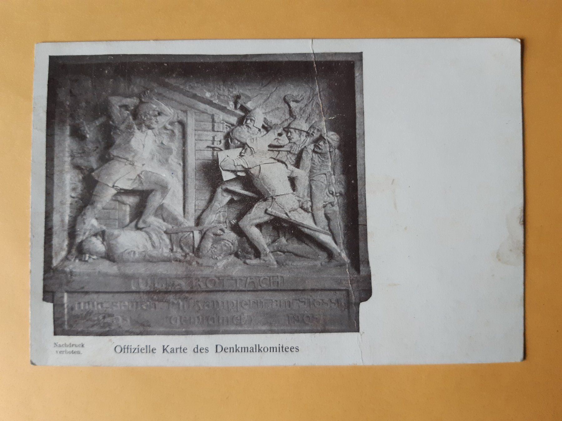 Cartes postales: Ansichtskarte Uli Rottach Denkmal Stoss gebraucht – D'occasion à Wattwil par yburgler