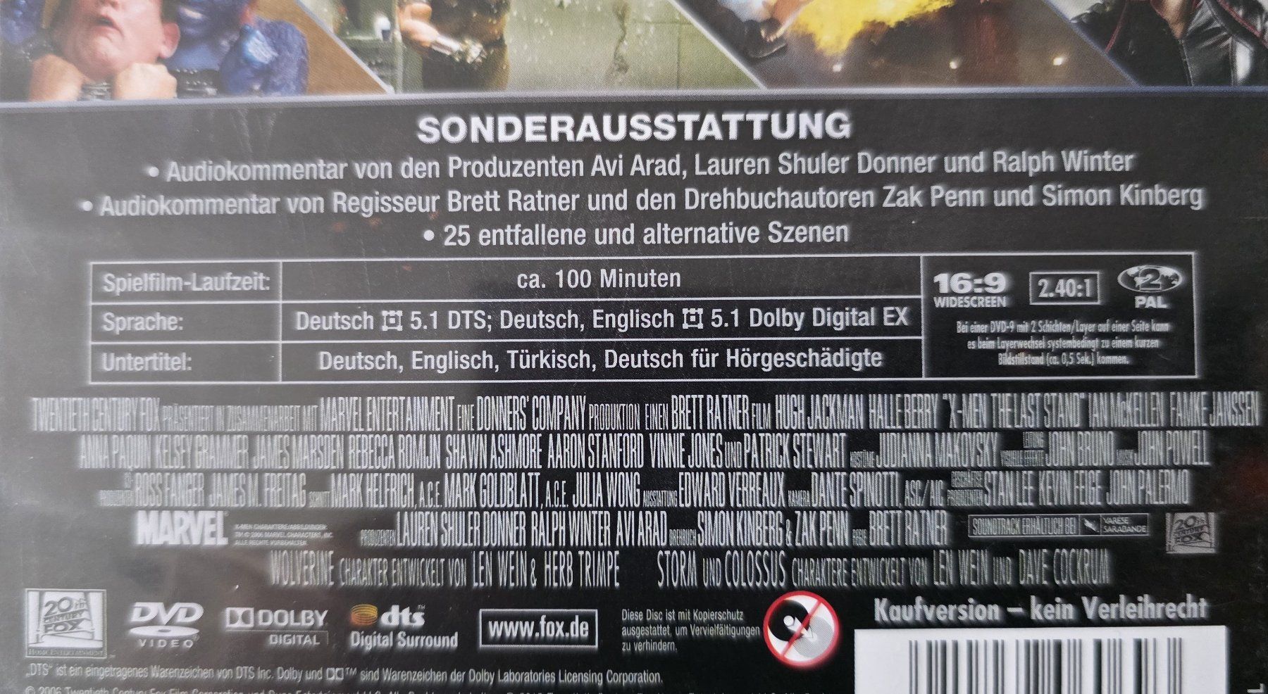 Tutti i DVDs: DVD X-Men Der letzte Widerstand – Usato da Oetwil am See venduto da fineli2 1