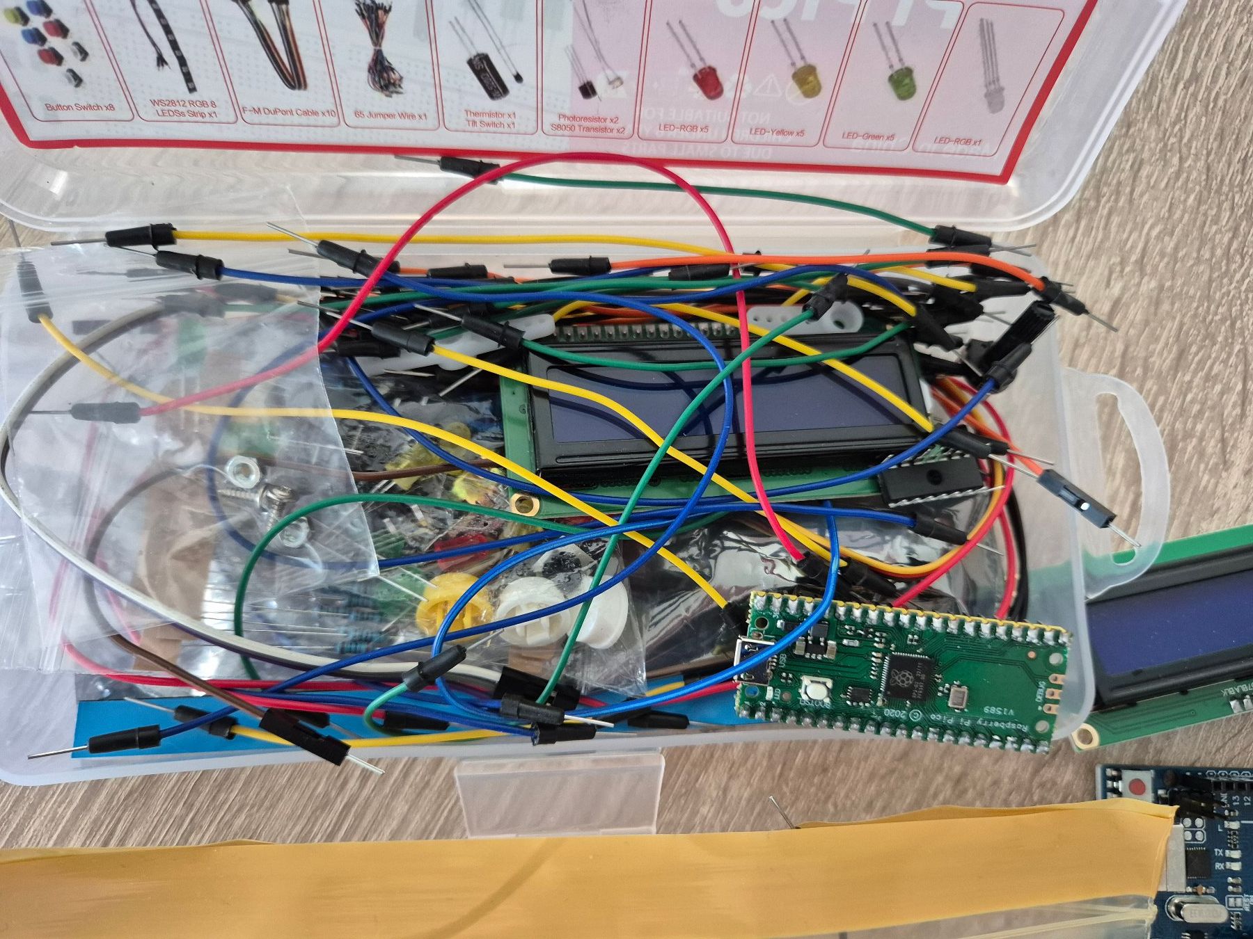 Raspberry Pi Componenti elettronici: Raspberry Pi Pico Starter Kit – Electronics Bastel-Set – Usato da Künten venduto da weitnow 2