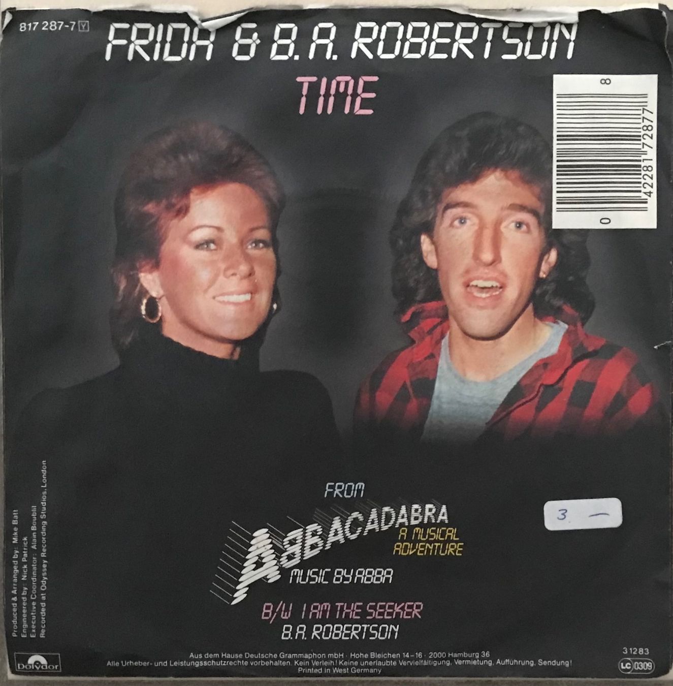 Vinyles: FRIDA & B.A. ROBERTSON - TIME – D'occasion à Bussigny par vinyl-pas-cher 1
