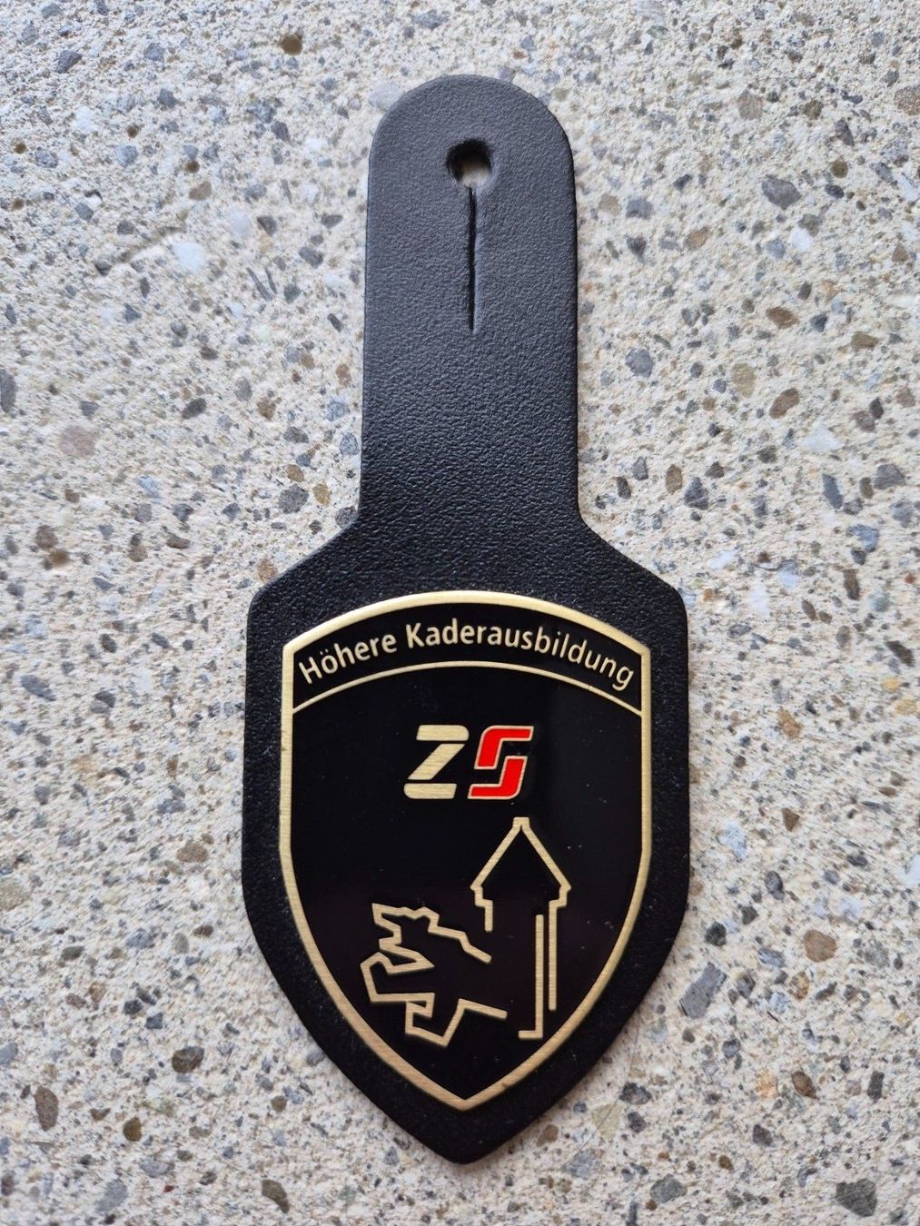 Schweizer Armee Placchette & Badge: *** Brustanhänge ZS Höhere Kaderausbildung  ***  – Nuovo e nell'imballaggio originale da Riedholz venduto da fr_sIruP