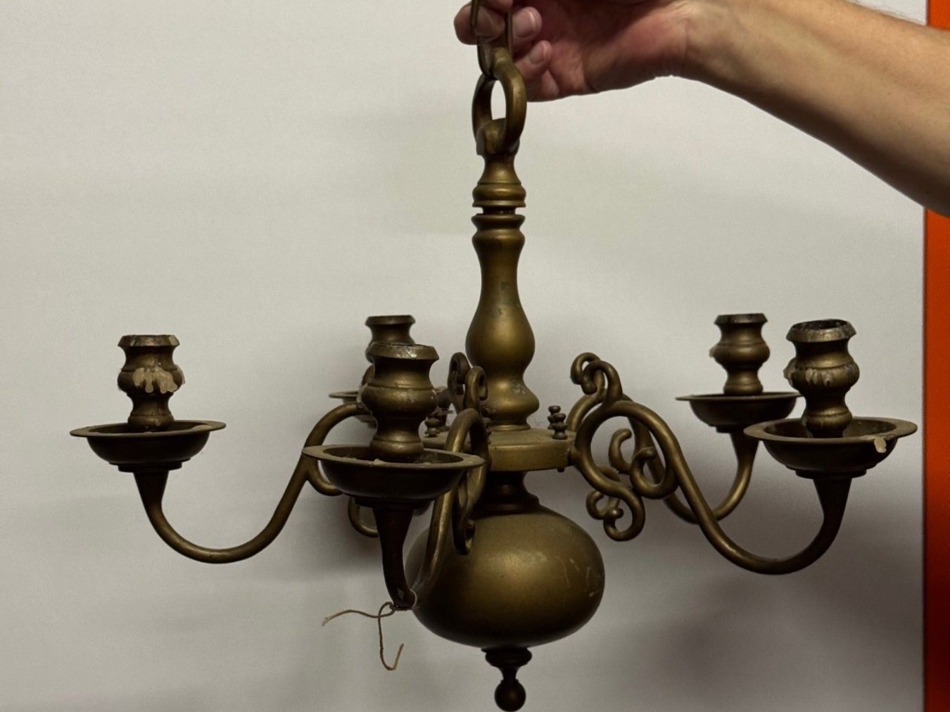 Lampadari & plafoniere: Leuchter für Kerzen aus Messing antik – Usato da Boll venduto da Simpbon