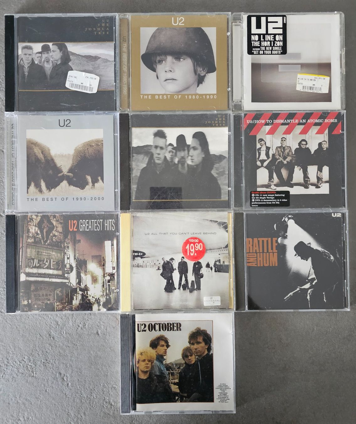 CDs: U2 CD's – Gebraucht aus Unterkulm von Chaplyn2018