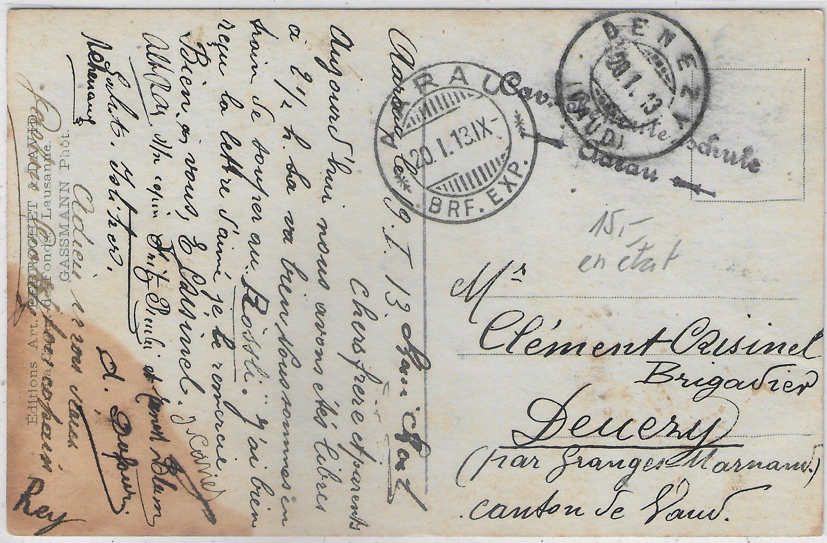 Cartoline postali: Aarau - Gewerbe Museum – Usato da Ettingen venduto da Kartenplanet 1