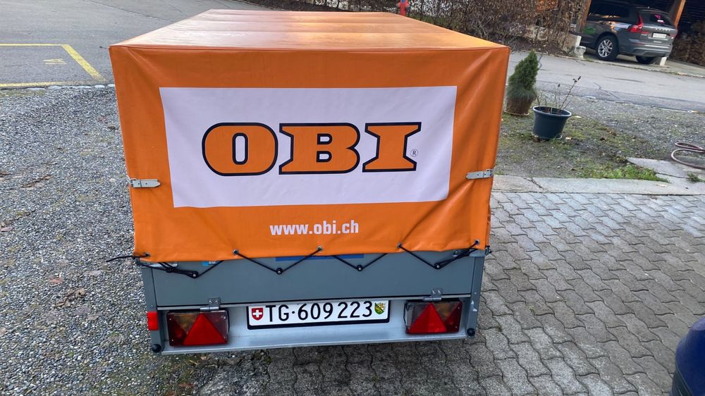 Stema Anhänger AN 75013 mit OBI Hochplane Kaufen auf Ricardo