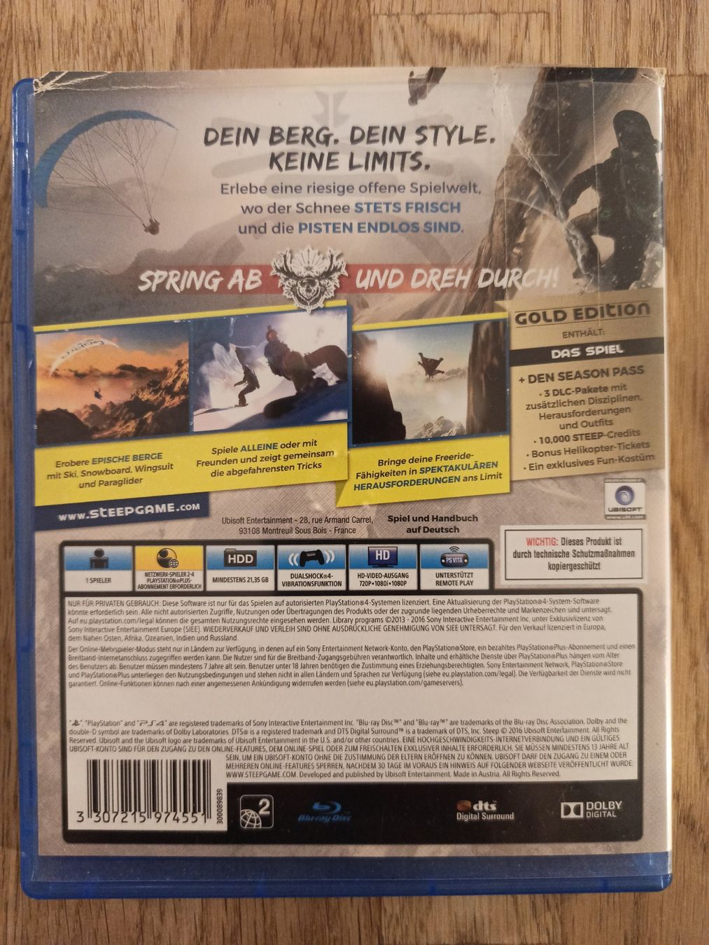 Giochi: Steep Gold Edition PS4 / PS5 – Usato da Oberweningen venduto da mar_87mx 1