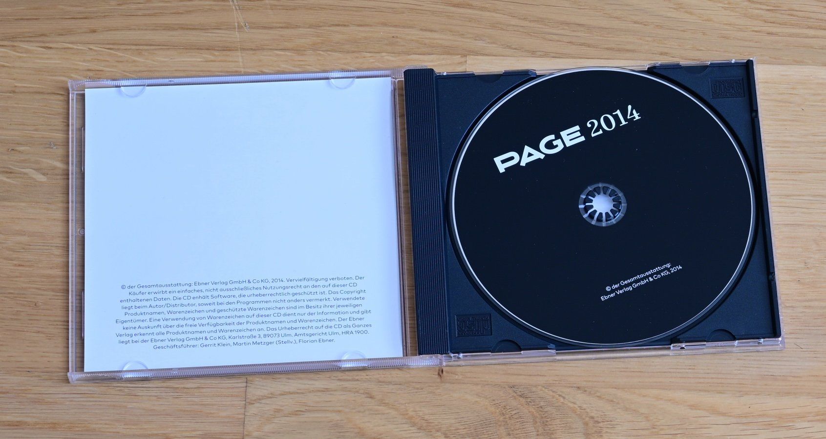 Riviste & Magazine: PAGE Magazin 2014 - Archiv CD – Usato da Scherz venduto da Neogeo5000 2