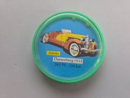 Duesenberg 1933 Auto Kapsel Spiel, selten, Vintage!
