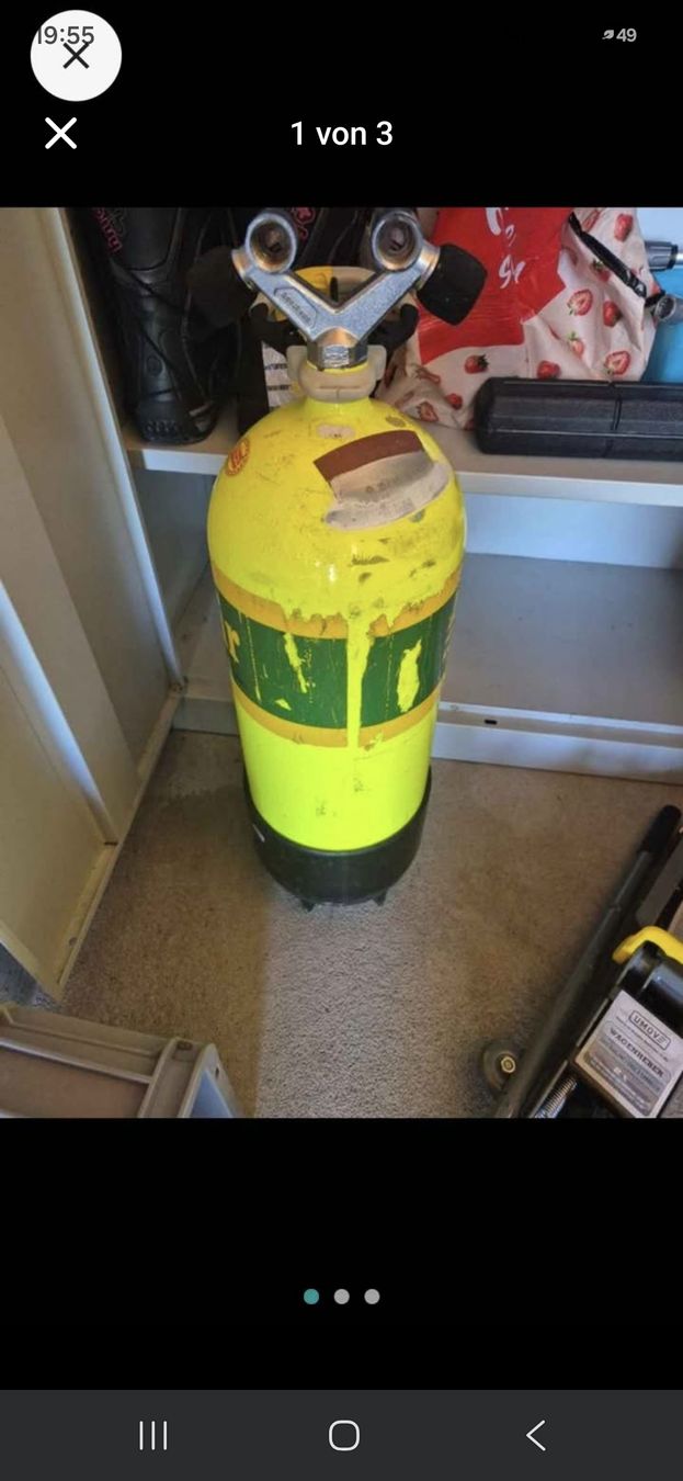Bombole da sub: Tauchflasche 15L Stahl – Usato da Ermenswil venduto da django_101