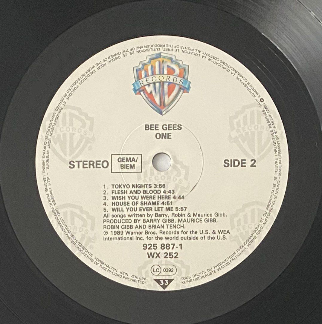 Schallplatten: Bee Gees, One – Gebraucht aus Flums von Empe1 5