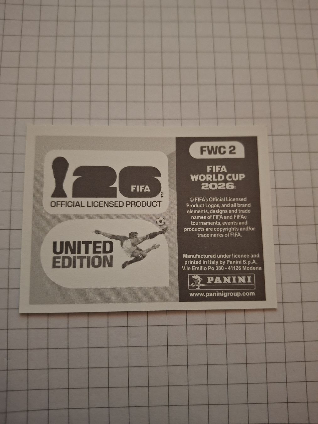 Panini Carte collezionabili: FIFA World Cup 2026 Sticker – Nuovo e nell'imballaggio originale da Herzogenbuchsee venduto da marisav176 1
