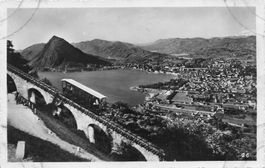 Lugano viadotto funicolare M. Bre Standseilbahn