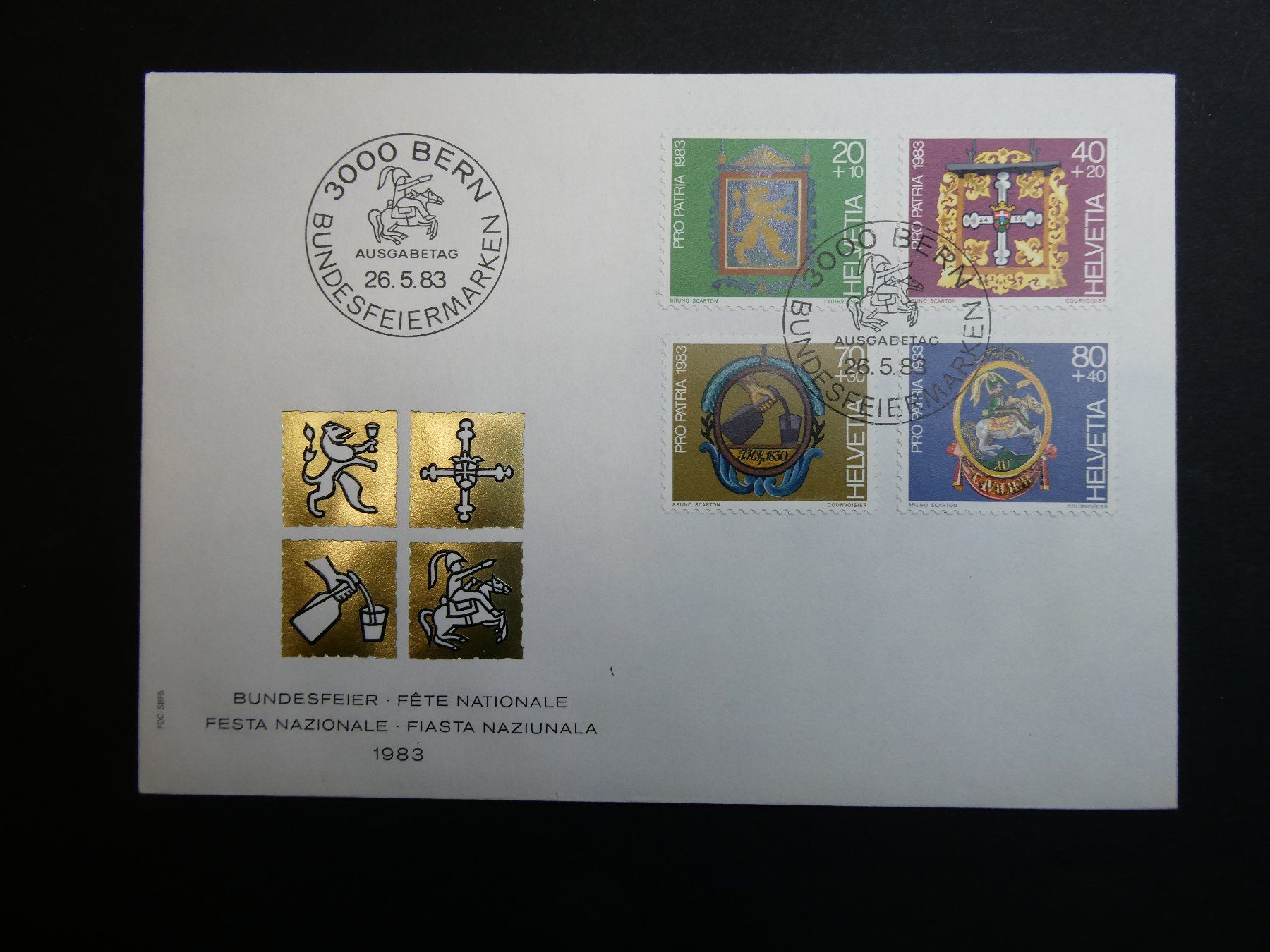 Enveloppes & pochettes d'envoi: Bundesfeier 1983 – Neuf (Voir description) à Schliern b. Köniz par bsc59