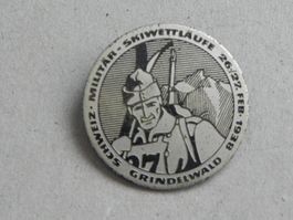 Abzeichen Schweizer Militär Skiwettläufe 1938 Grindelwald